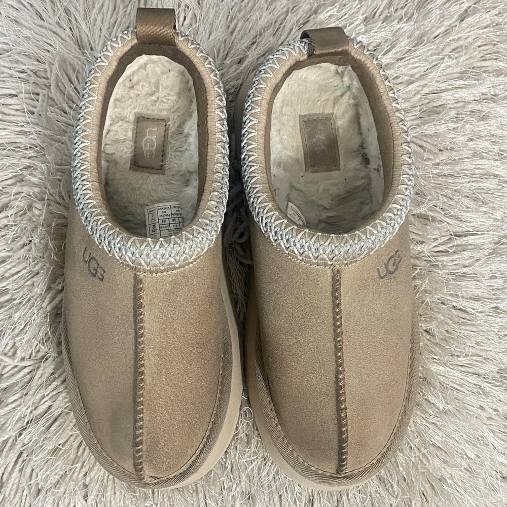 UGG Chestnut Suede Platform Mules - image 2